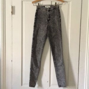 American Apparel Acid Wash Easy Jean